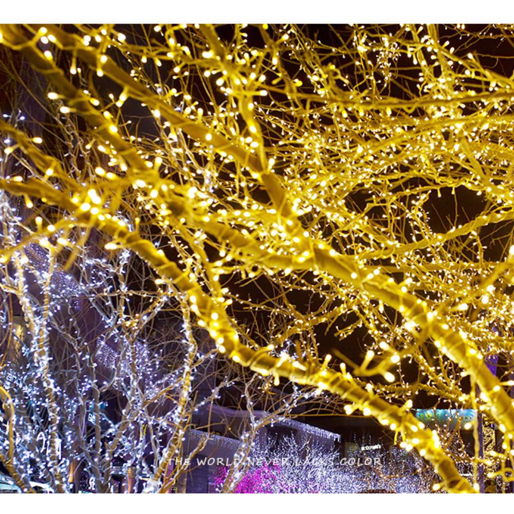 200led Light String Outdoor 20m Starry Lights Christmas Lights Wedding String Lights Festive Atmosphere Decorative Lights Flashing Lights