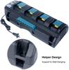 Portable Four-Port Fast Charger For Makita 18V BL1415 BL1815 BH1220 Li-ion Battery Power Tool Battery Chargers