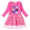 Girls Kpop Mira Zoey Rumi Hunters Printed Fashion Mesh Dress