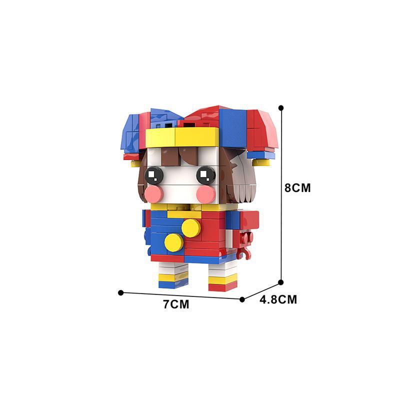 MOC Mini Digital Circus Building Block Minifigure Toy Ornament