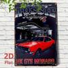 Vintage Metal Tin Sign Garage Decor Wall Art Poster