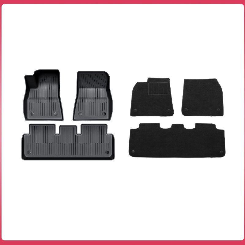 Tesla Model 3/Y Trunk & Rear Seat TPE Mat - Baby Safe