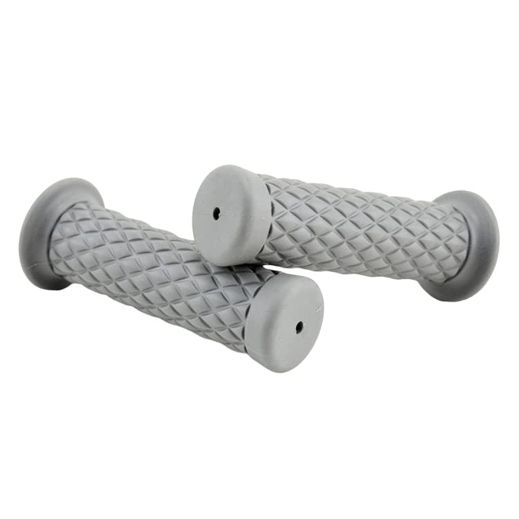 

[D s Strano] Непроникающая резиновая рукоятка, универсальная, мотоциклетная, кастом, тюнинг, ромбовидная (серый)