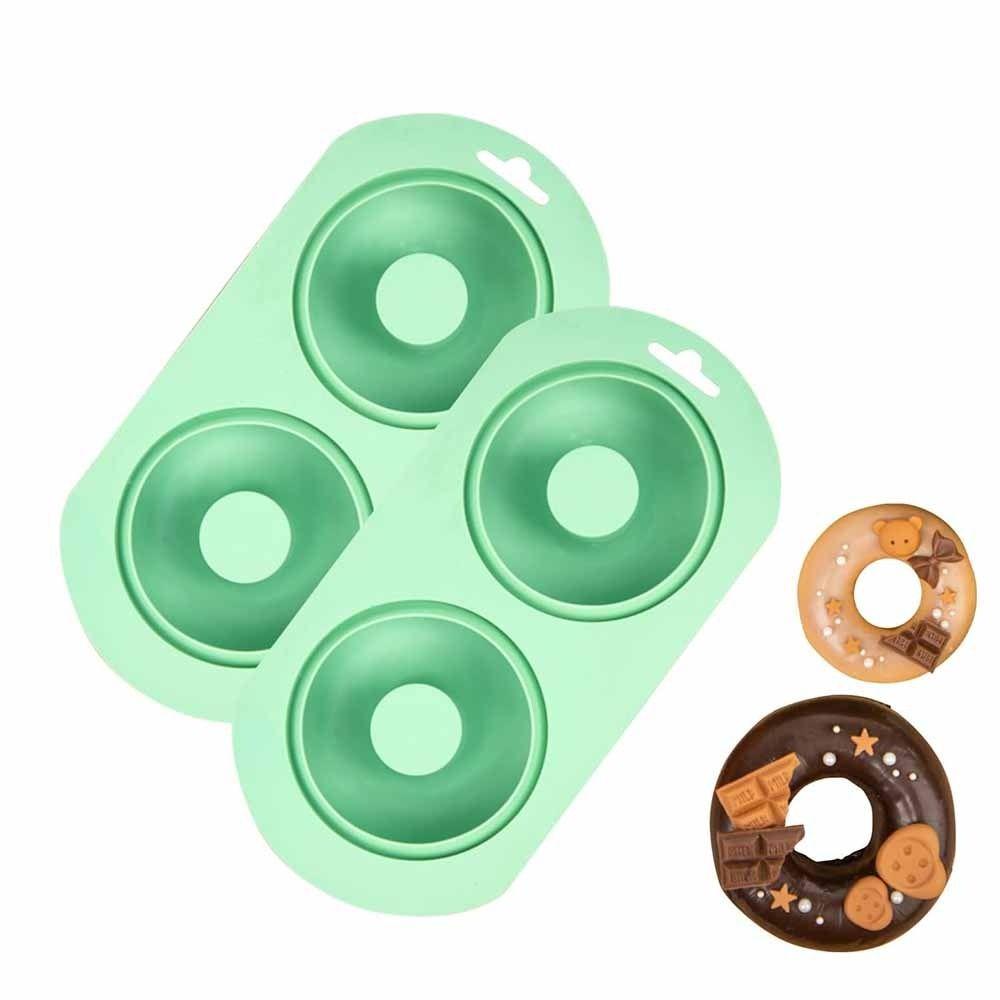 DIY Doughnut Baking Mold Silicone Cake Mold Easy to Demold Silicone Baking Pan  Mousse