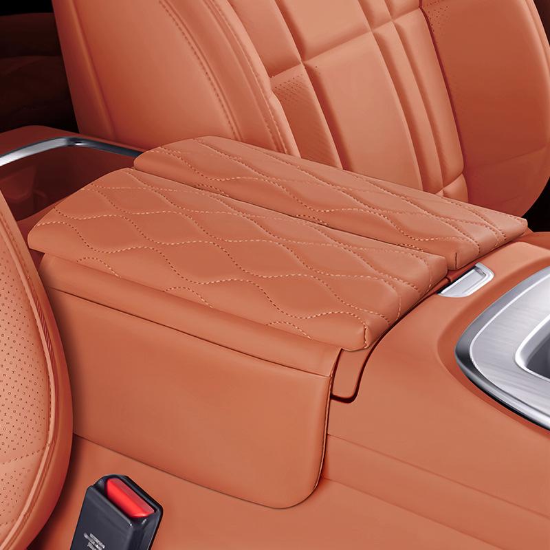 Shenlan S09 Armrest Box Pad: Central Leather Protective Cover