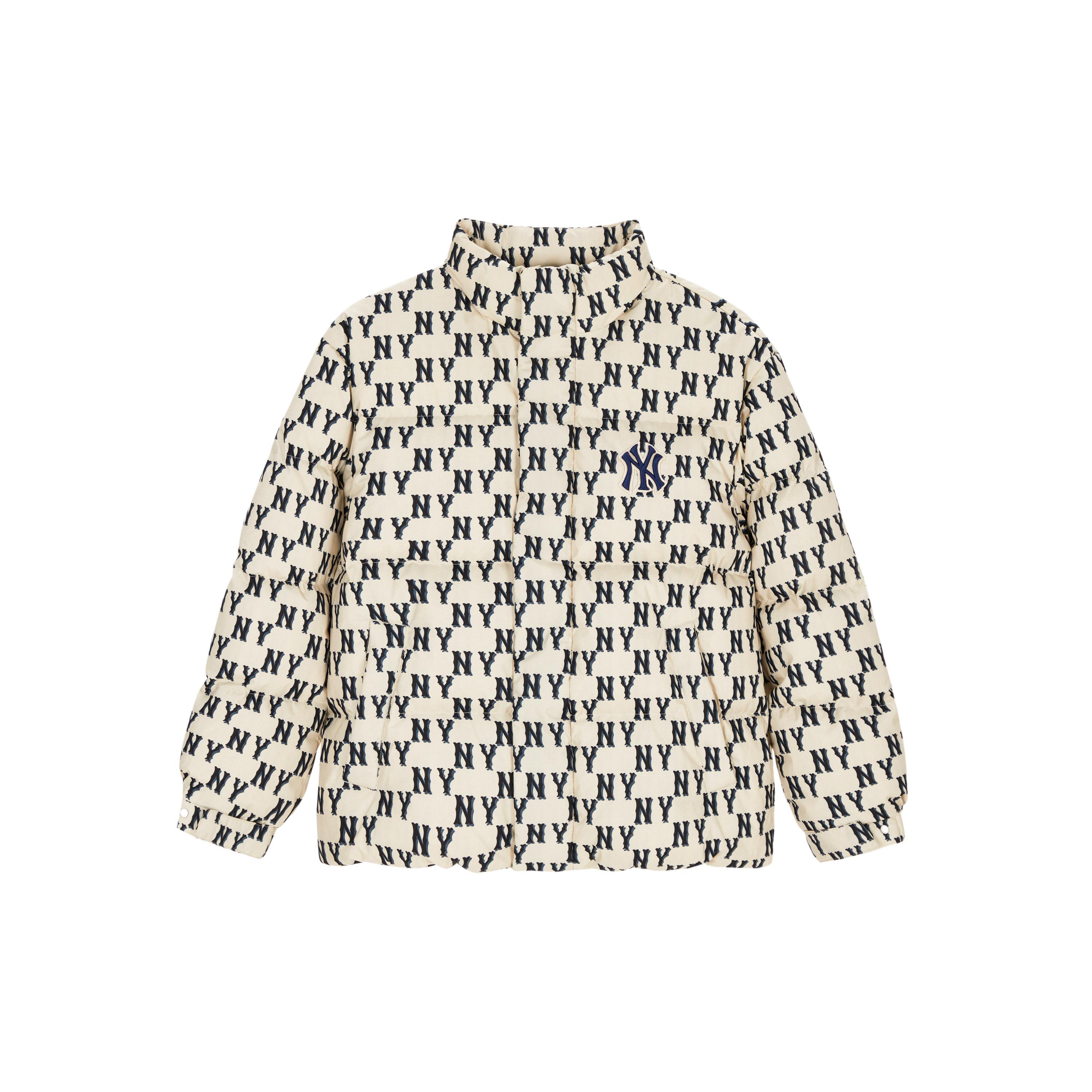 

New MLB Down Jacket Unisex Dark Cream 3ADJM0736-50CRD S