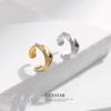 LUXSTAR Ear Cuff, Sterling Silver 925, Earring, Ear Clip, Men's & Women's, Simple, Brand (Silver)