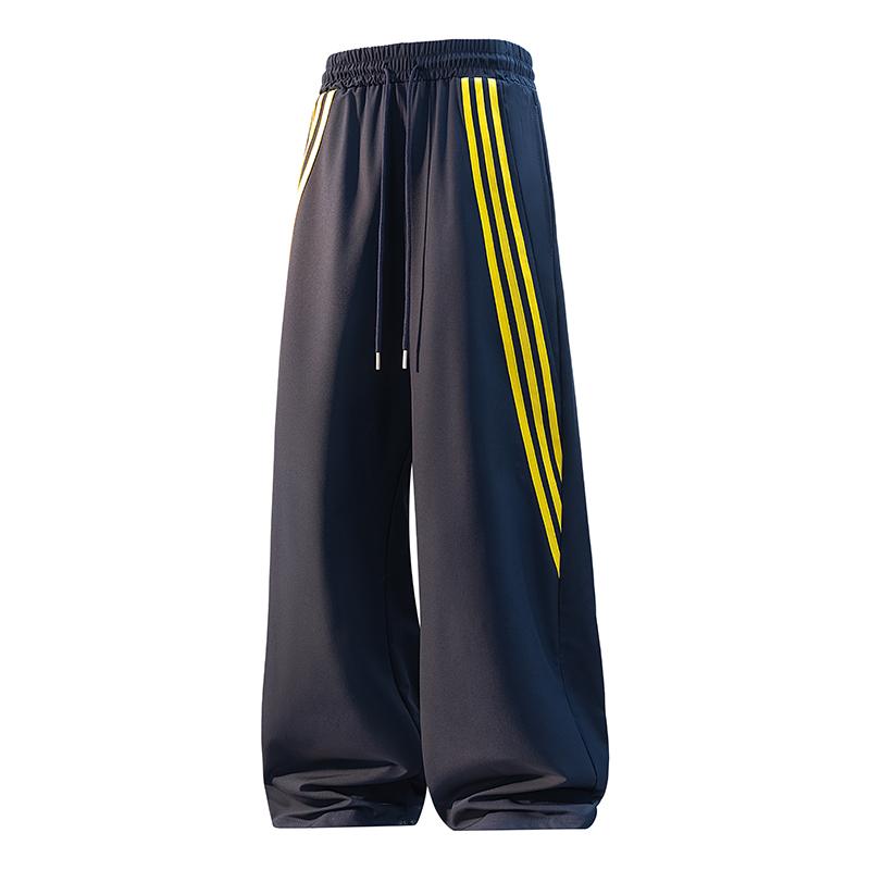 Men's Loose Straight Leg Pants, Men's Casual Pants