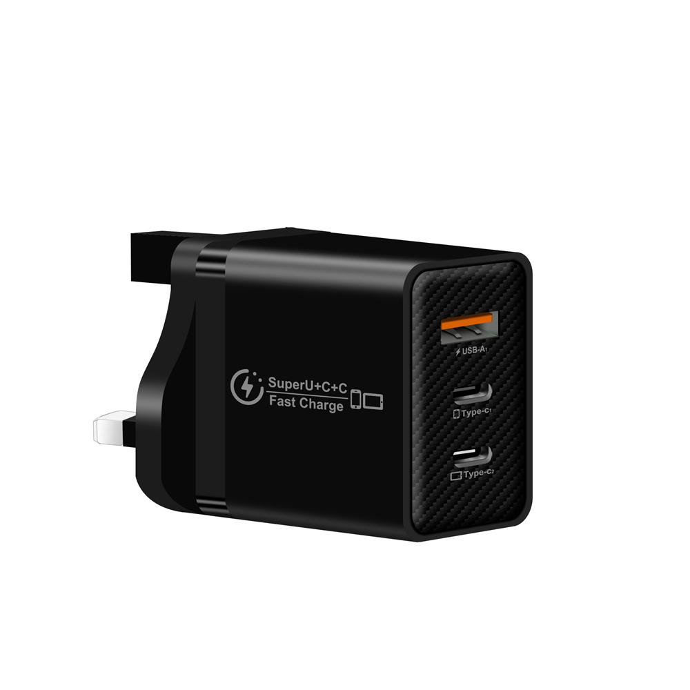 48W USB C Charger EU US UK Plug For Phone USB PD Fast Charging QC3.0 Wall Charger For iPhone Samsung Xiaomi Mobile Phone Adapter