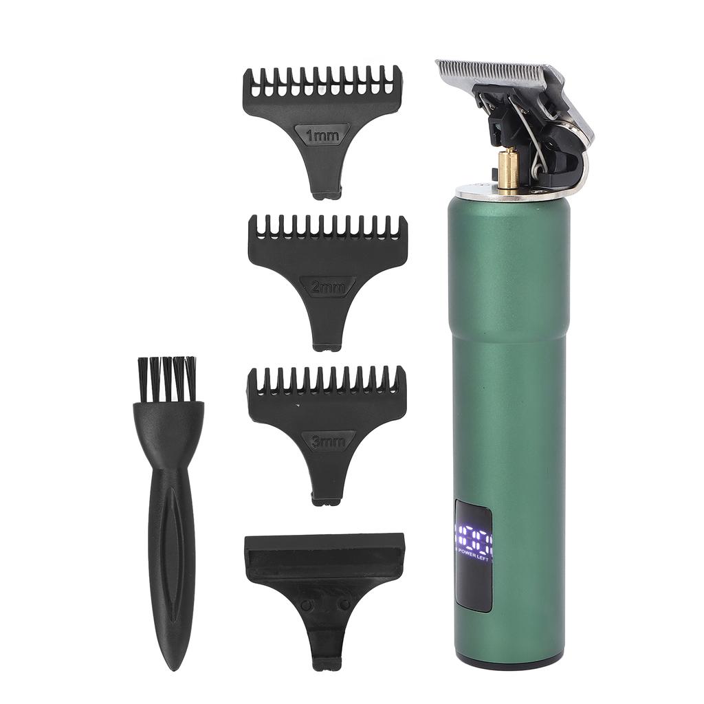 Professional Electric Hair Clipper Cordless Rechargeable Hair Trimmer Hair Cutting Kit with LCD