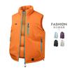 New thickened stand-up collar vest men's autumn and winter dopamine warm windproof vest vest vest vest vest vest jacket