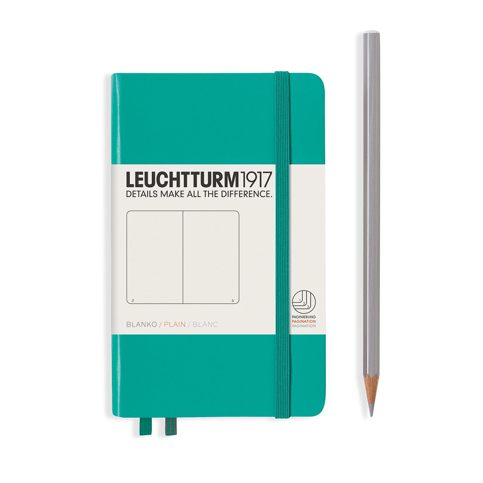 

Leuchtturm Notebook A6 Plain Emerald 344789