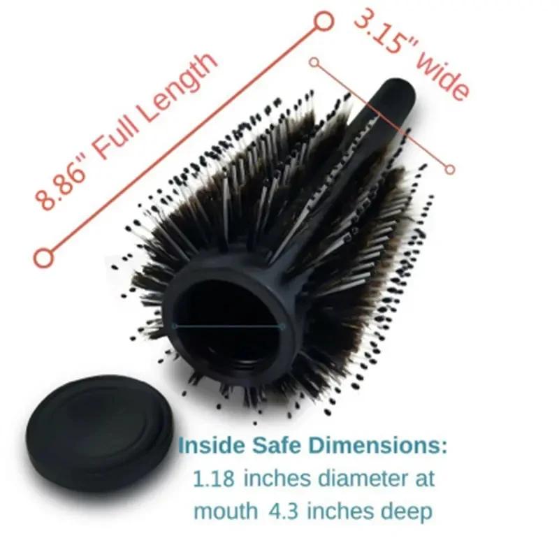

Hair Brush Comb Diversion Stash Safe Hidden Compartment Functions As An Authentic Brush Perfect for Travel or At Home чёрный