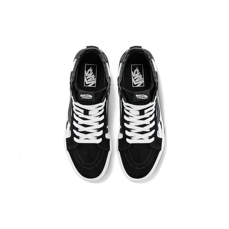 Vans Sk8-Hi Reissue Tiger Embroidery Tiger Stripe High Top Unisex Skate Shoes Multicolor VN0A2XSBWHT