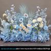 Large Wedding Aisle Runner with Silk Eucalyptus Flowers