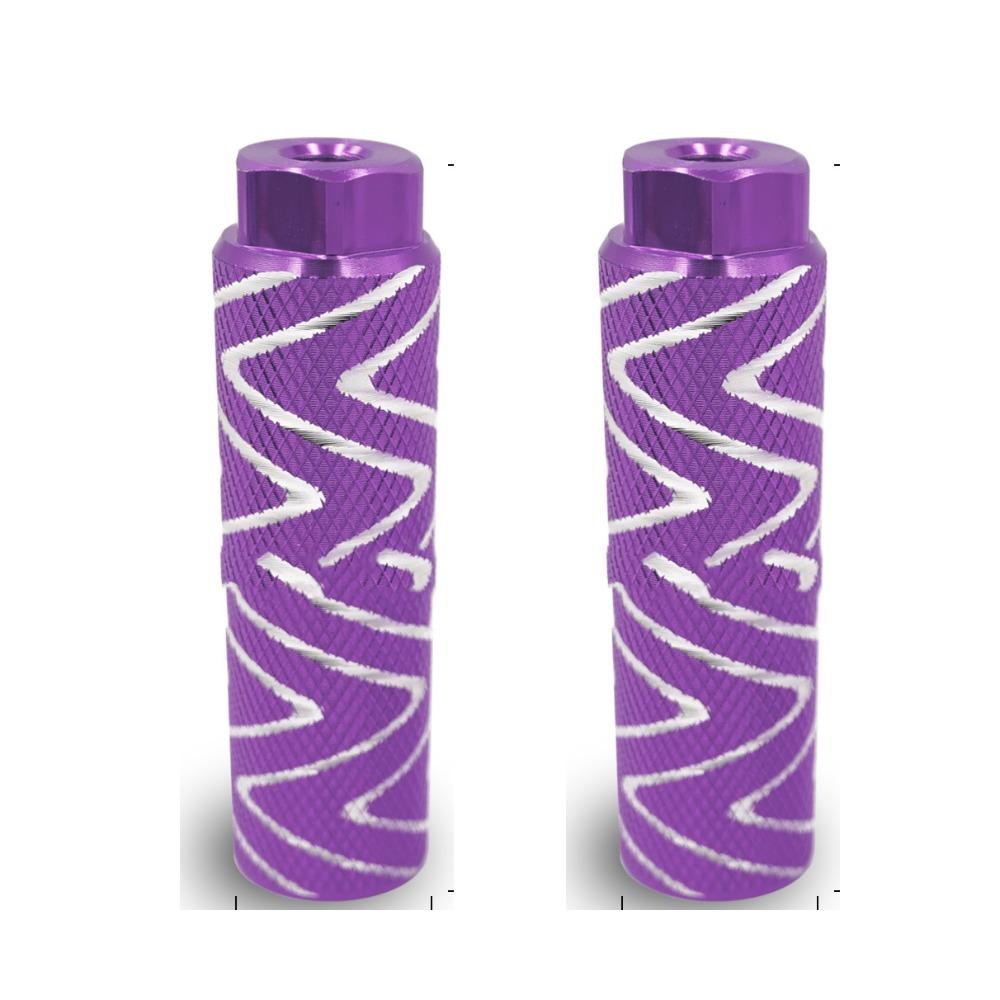 1 Pair Easy To Install Bike Footrest Lever Axle Pegs Weight-bearing Bike Bicycle Pedals  Scooter