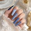 Lace Design Nail Stickers Laser Nail Art Stickers Fashion Nail Foils  Manicure DIY