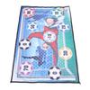Soccer   Game Mat Set Indoor Outdoor Foot  Toss Target Game Toss Soccer Goal Game with Soccer   for Boys