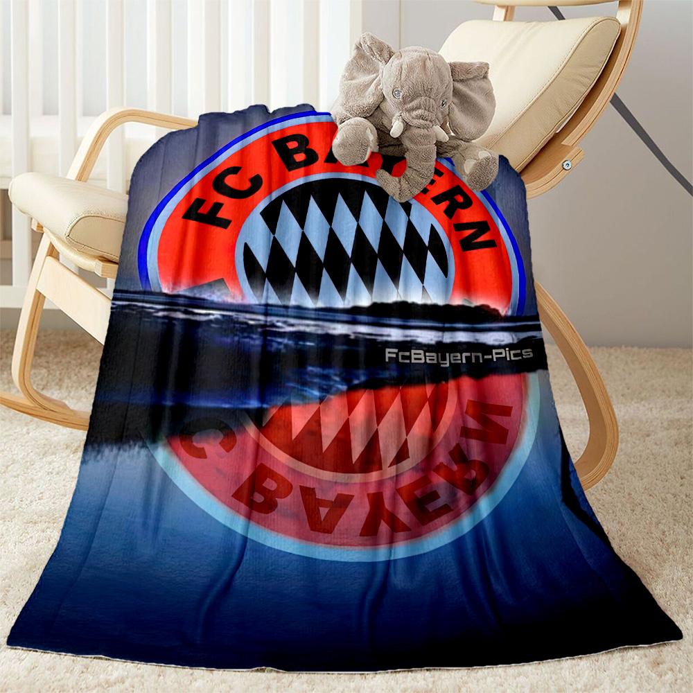 Bayern Munich Blanket Comfortable Suitable for Couch Livingroom Office for All Seasons Modern Suitable for Gifting Relatives and Friends