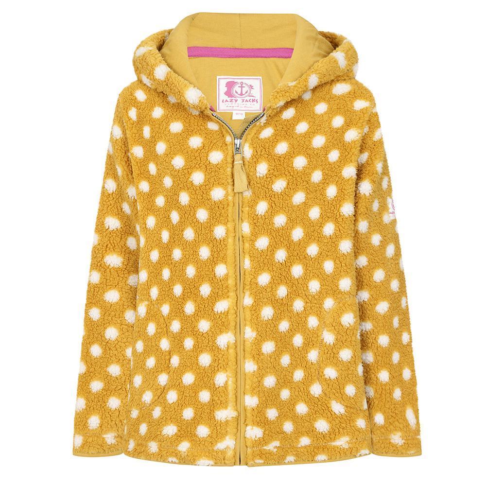 Lazy Jacks Childrens/Kids Spotted Snug Fit Full Zip Hoodie