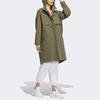 Adidas Sport Performance Solid Logo Long Sleeve Hooded Windbreaker Women Outerwear Green IX6795