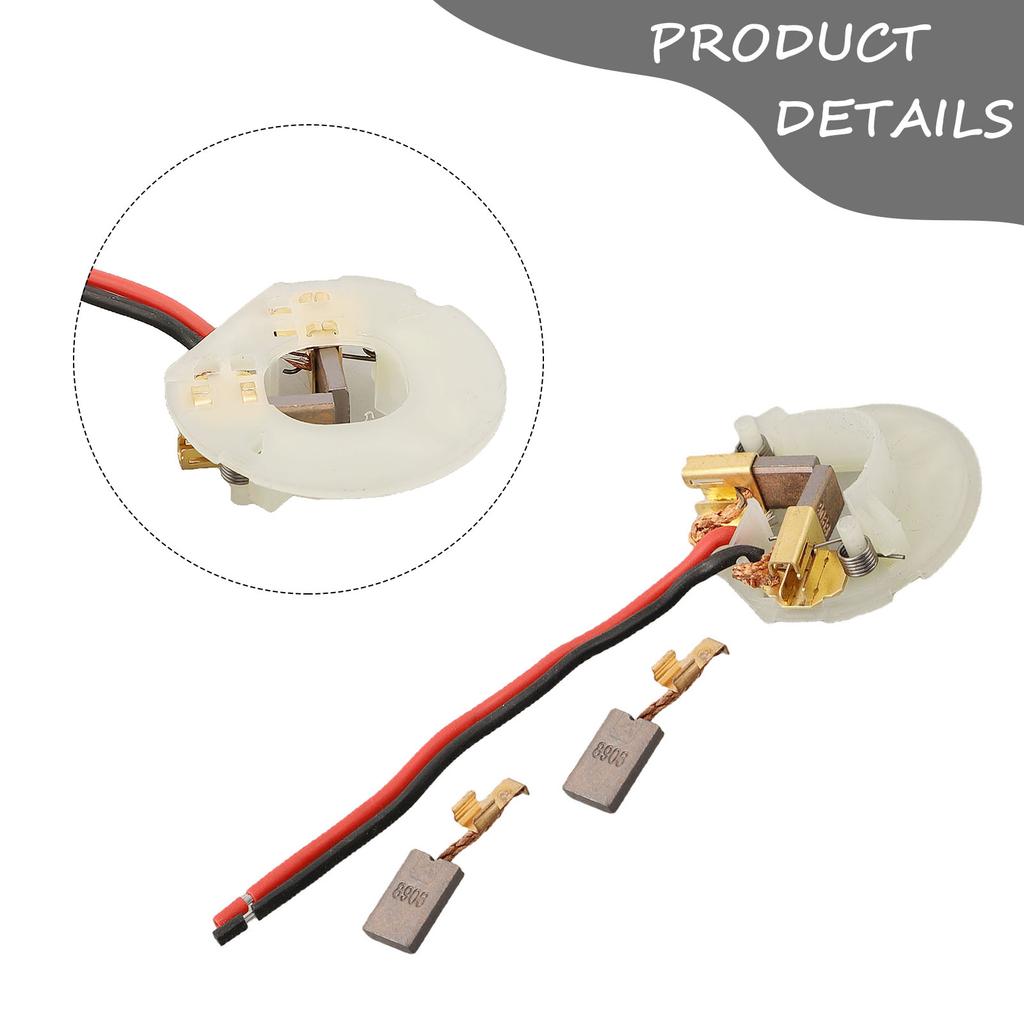 Set of 3pcs Carbon Brush Holders and Carbon Brush 3x8x13mm for SFC14A SFC22A Power Tool Compatible Replacement Components