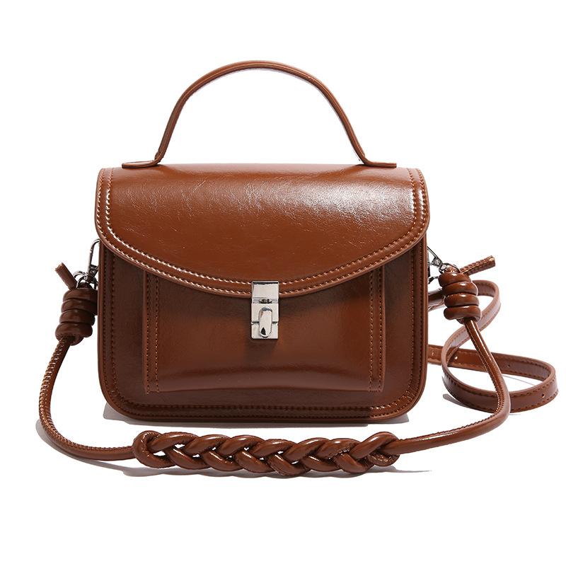 Premium texture small bag women's 2025 new spring and summer popular popular versatile messenger bag fashionable portable small square bag