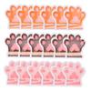 30 Cat Paw Paper Plates Cute Foot Shape Fruits Snacks Desserts Cakes Lightweight Easy Carry Birthday Tea Party