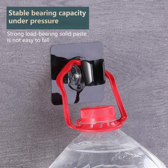 Shower Bracket Self Adhesive Moisture-proof Strong Stickiness Waterproof Simple Installation Punch Free ABS Multi-Angle Adjustable Shower Arm Bracket