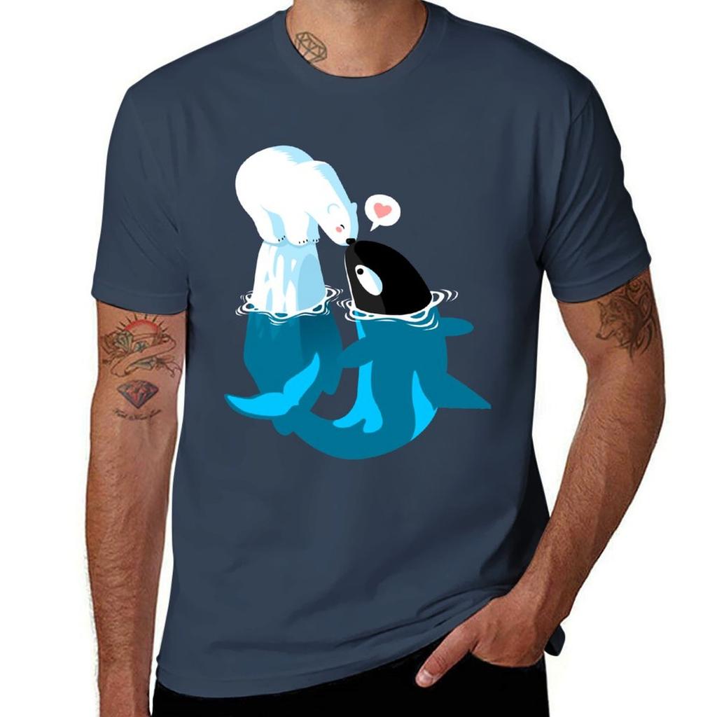 Whale bear TShirt Moisture Wicking Athletic TShirt