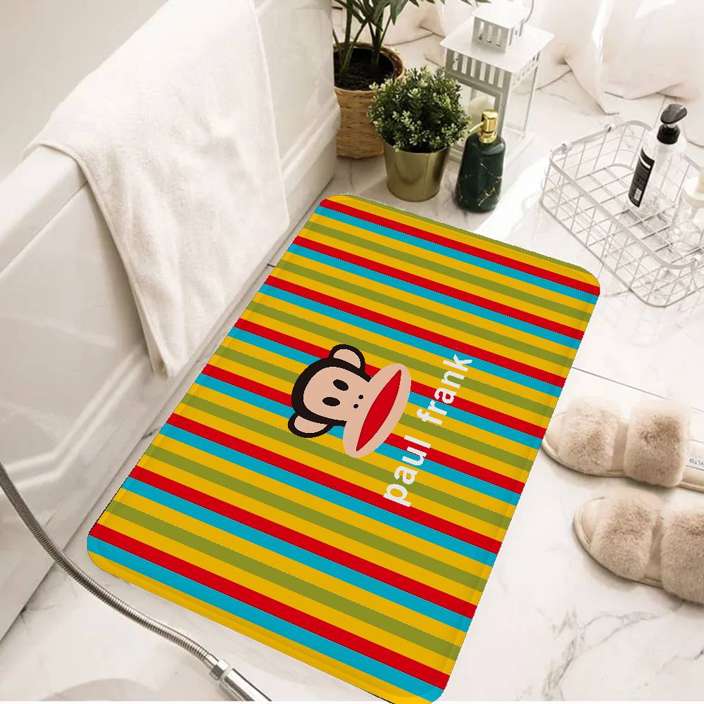 Logo P Pauls F Frank Anmie Door Mat Washable Non Slip Living Room Sofa Chairs Area Mat Kitchen Toilet Rug