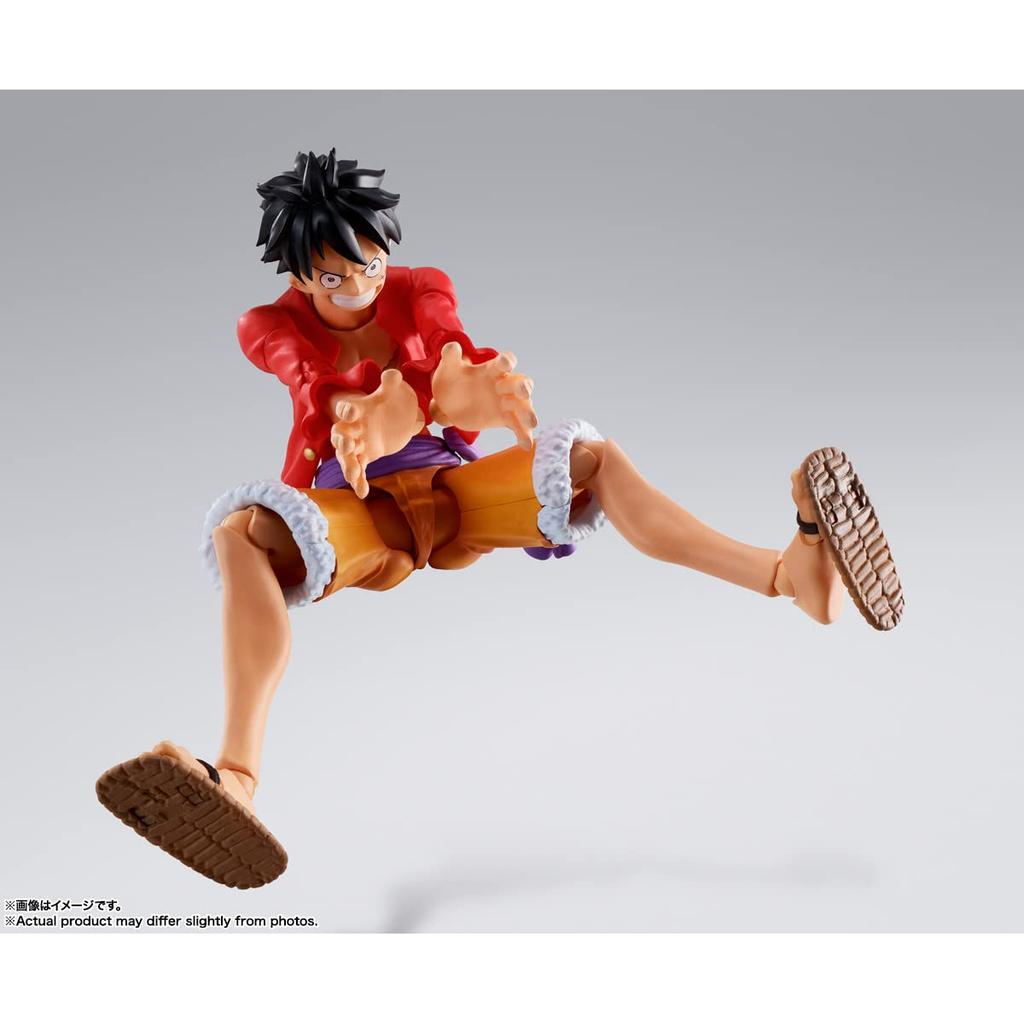 TAMASHII NATIONS S.H. Figuarts ONE PIECE Monkey D. Luffy - Onigashima Raid 145mm Painted PVC Action Figure