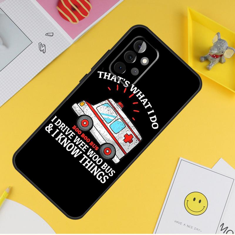 Ambulance EMS EMT Paramedic Case For Samsung Galaxy A36 A16 A56 A06 A54 A34 A14 A13 A53 A12 A22 A32 A52 A35 A17 A15 A55