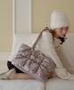 Heeari Rosie Shirred Padded Shoulder Bag_Lilac