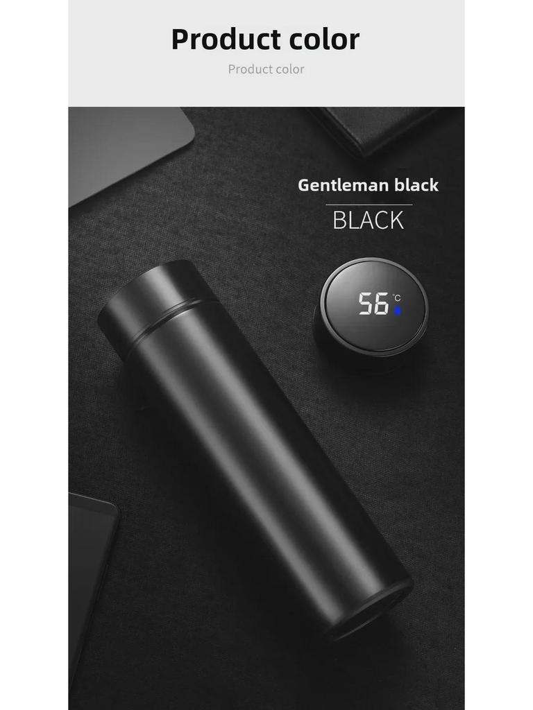 Engraved Stainless Steel Smart Thermos Cup - Perfect for Business Gifts and Event Openings.