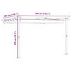 Pavilion 300 X 300 X 200 Cm Cream Polyester