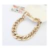 Collar para mascotas Collar para perros medianos y pequeños Joyería Perro Bully Cadena de oro Accesorios para mascotas
