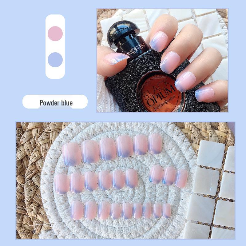 

Premium Removable Xiaohongshu False Nails - Box of 24 Wearable Manicure Patches