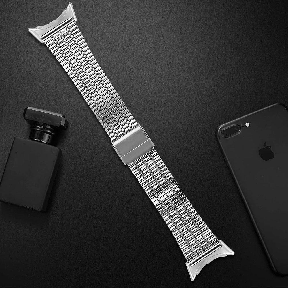 Minimalist Strap For Google Pixel Watch 3 45mm Stainless Steel Band For Google Pixel Watch 1 2 3 Wristband Replace Bracelet Accessories