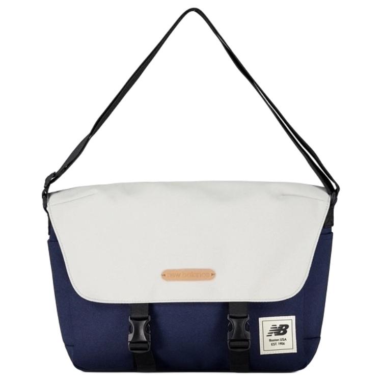 New New Balance Fabric Shoulder Bag Crossbody Bag Regular Unisex White & Blue LAB43409-ECL
