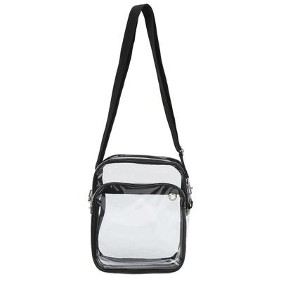 Clear Messenger Bag Large Capacity Adjustment PVC Dirt and Water Resistant Transparent Shoulder Bag