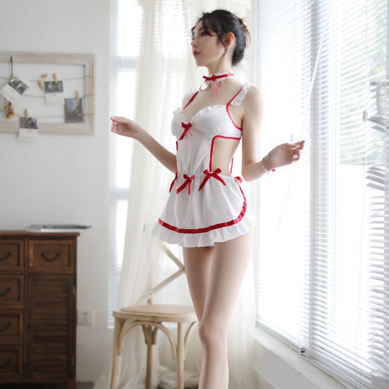 Sexy Underwear Perspective Nightdress Sexy Maid Suit