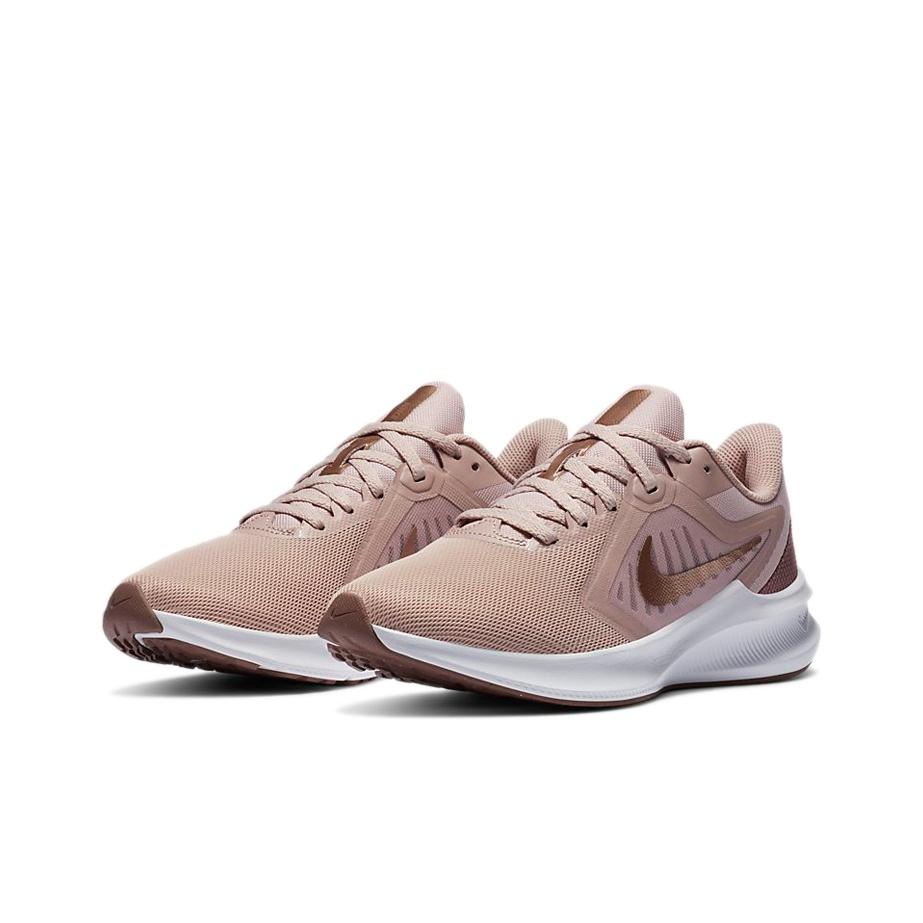 Nike Downshifter 10 Stone Mauve Women Sneakers Pink Metallic-Red-Bronze CI9984-200