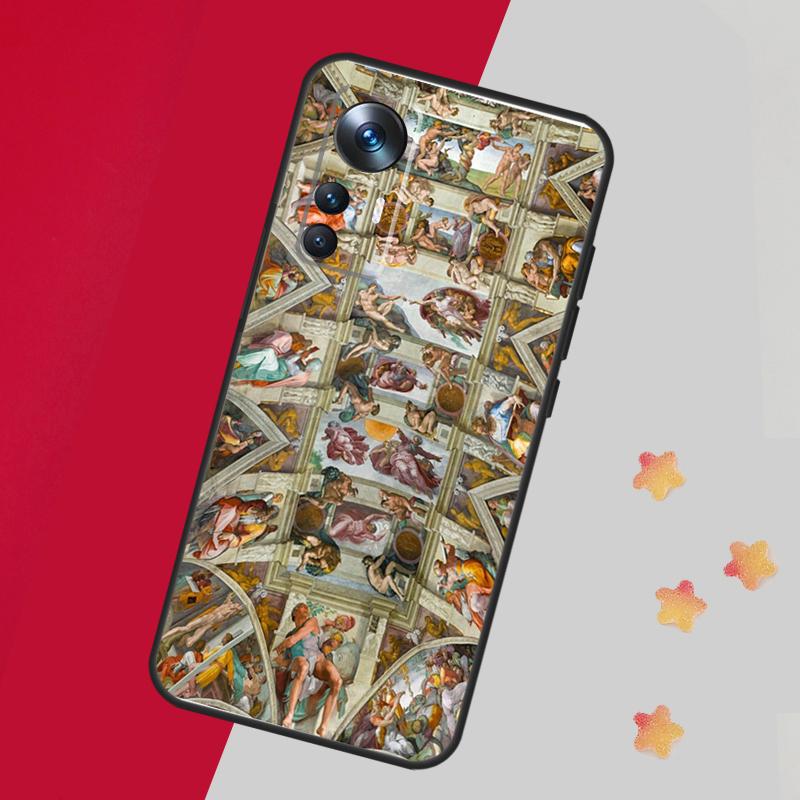 Michelangelo Art Case For Xiaomi 14 13 15 Ultra 11T 12T 13T 14T Pro Cover For POCO X7 Pro X3 X5 X6 F5 F6 F7