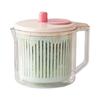 Convenient Household Salad Fruit Dryer Spinner Container For Kitchen Vegetable Dehydrator Drain Basket