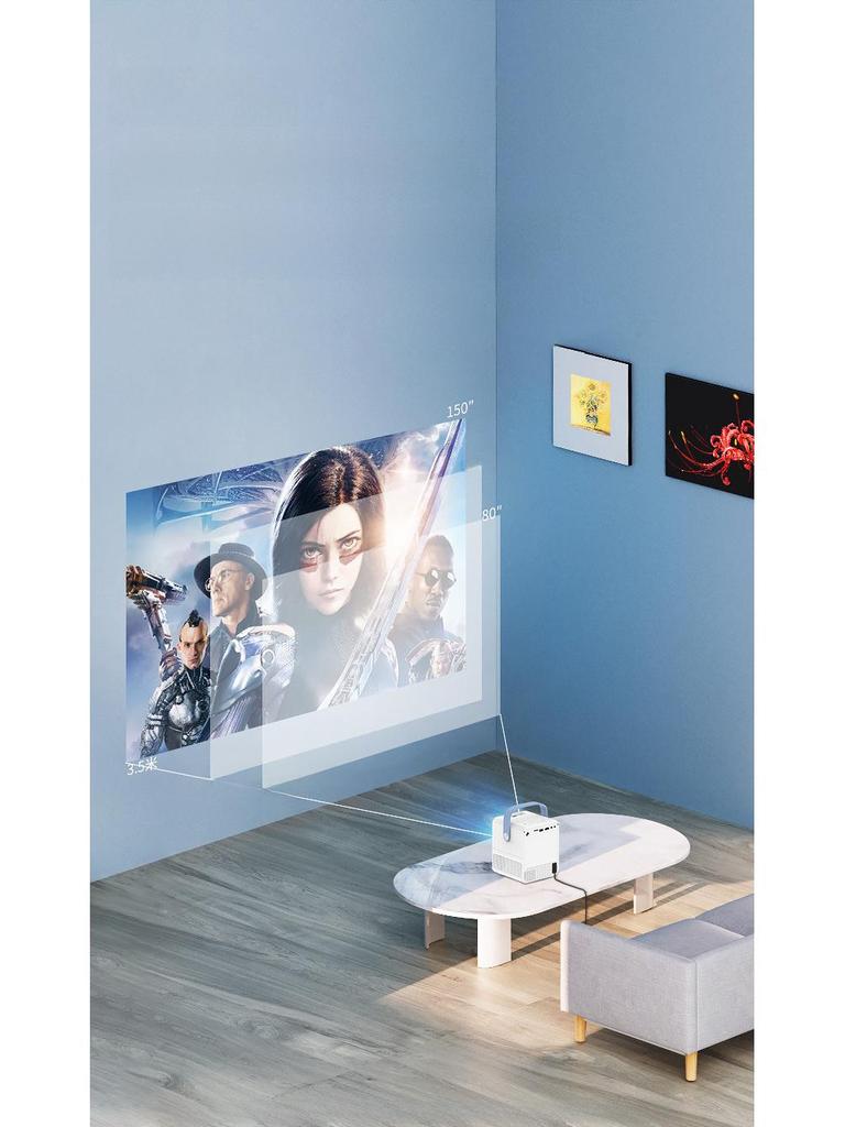 Cross-border HD Mobile Projector T2mini with Autofocus