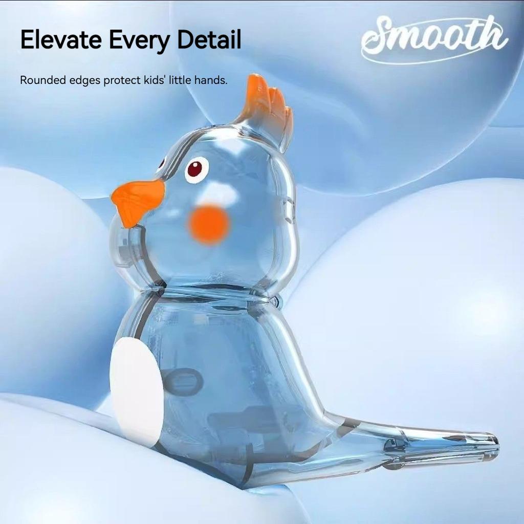 Kids Transparent Water Bird Whistle Toy - Water Fill Chirp Whistle with Realistic Bird Sounds Ideal Children Gift Blowing Toy