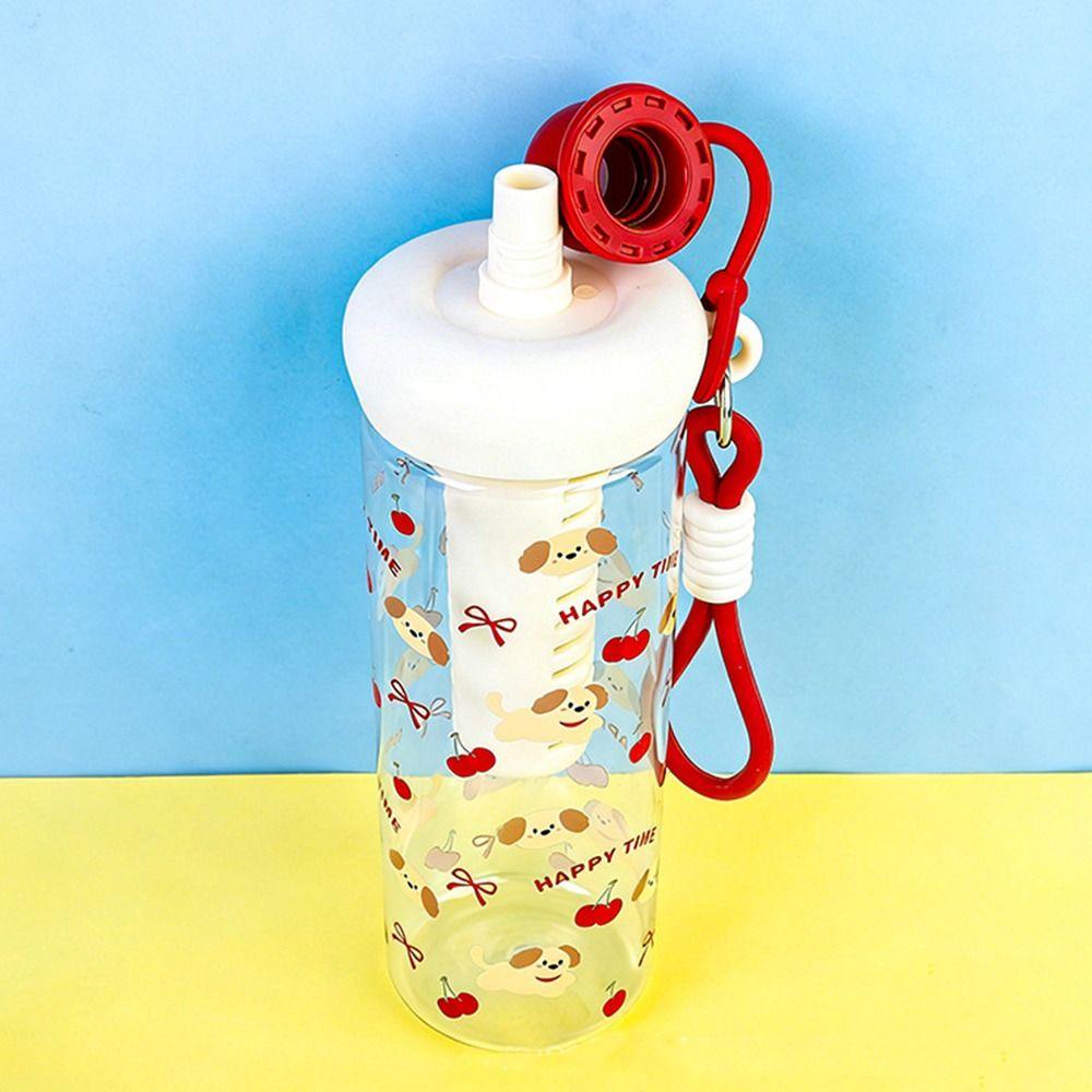 High-Capacity Water Bottle 600ML Drinking Cup Cute Water Cup for Boys and Girls