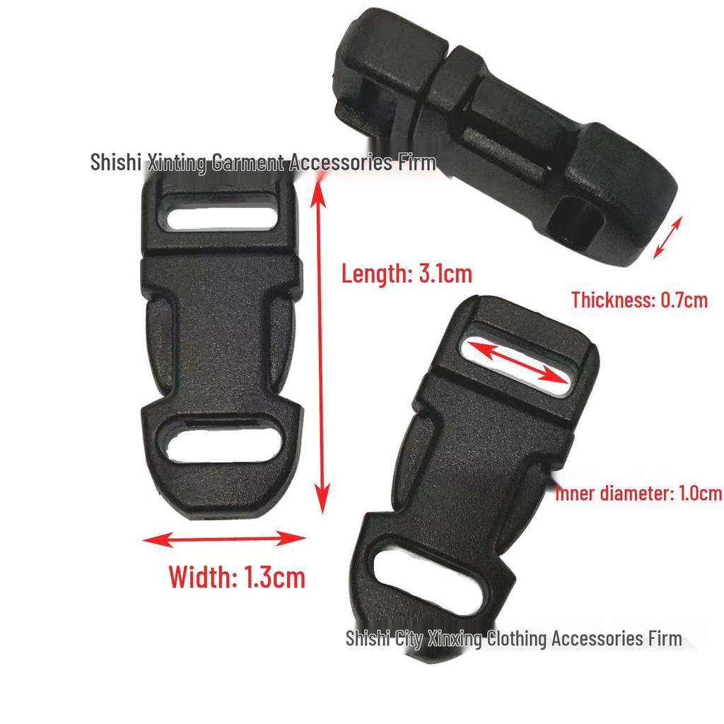 10mm Mini Buckle Nylon Pet Harness for Small Dogs, Adjustable DIY Craft Strap