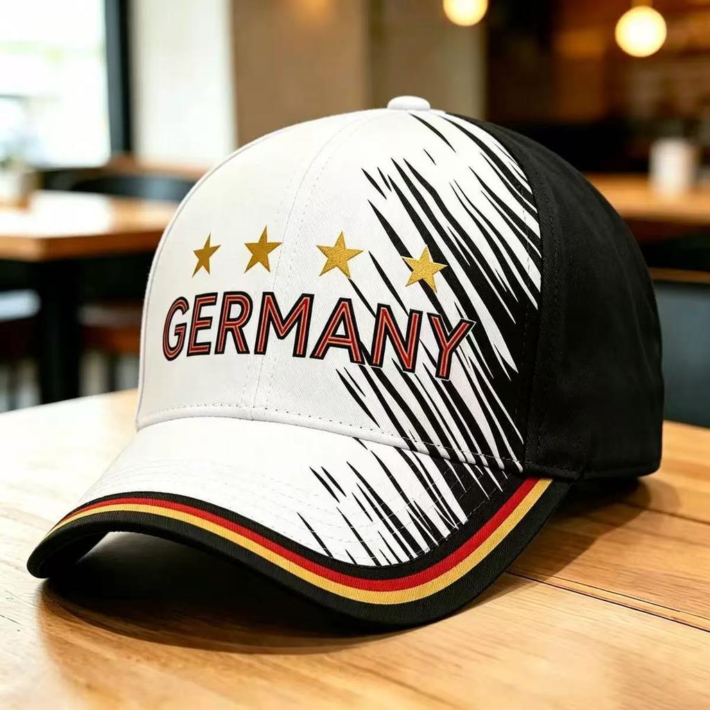 Eagle Black Red Gold Vertical Striped Baseball Cap Unisex Flag Printed Sun Cap Fans Sports Cap